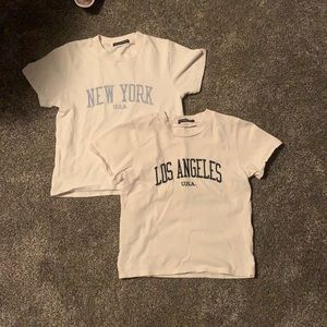 Brandy Melville Tee New York/ Los Angeles